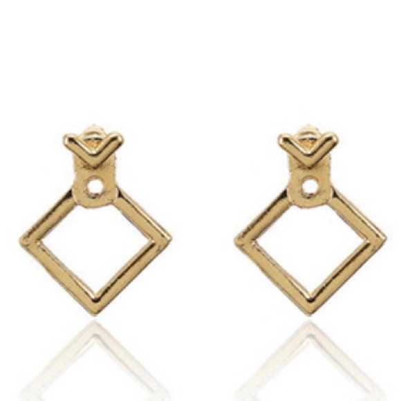 3/$30 Geometric Gold Earrings - Picture 2 of 4
